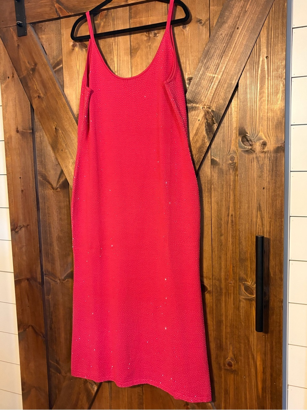 Queen Of Sparkles Hot Pink Sparkle Knit Dress